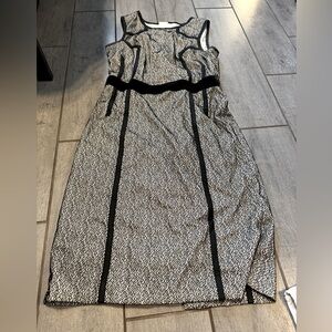 Banana Republic Heathered Gray Work Dress